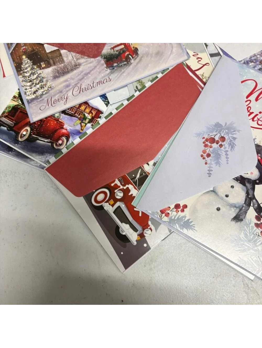 Huge Lot of Assorted Greeting Cards Christmas Birthday Holiday with Envelopes